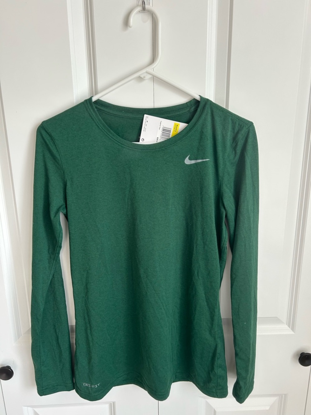 Nike Women's Long Sleeve Performance Top - Forest Green